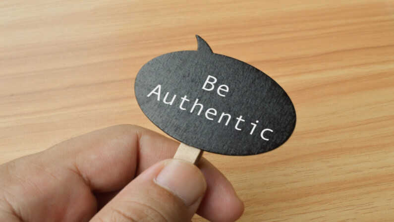 be authentic