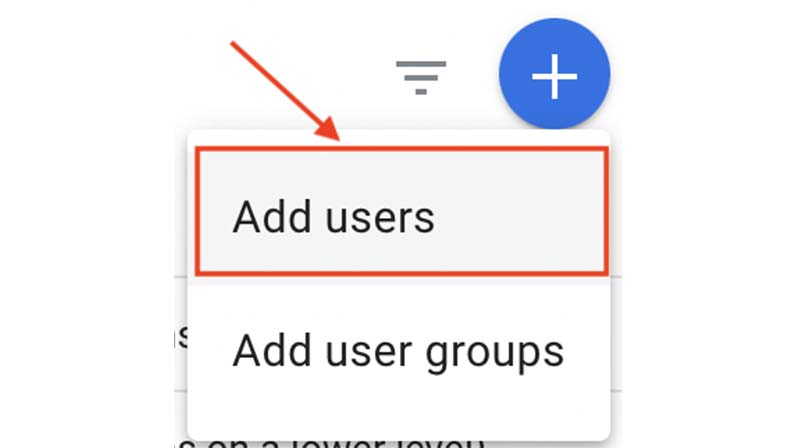 then click Add Users