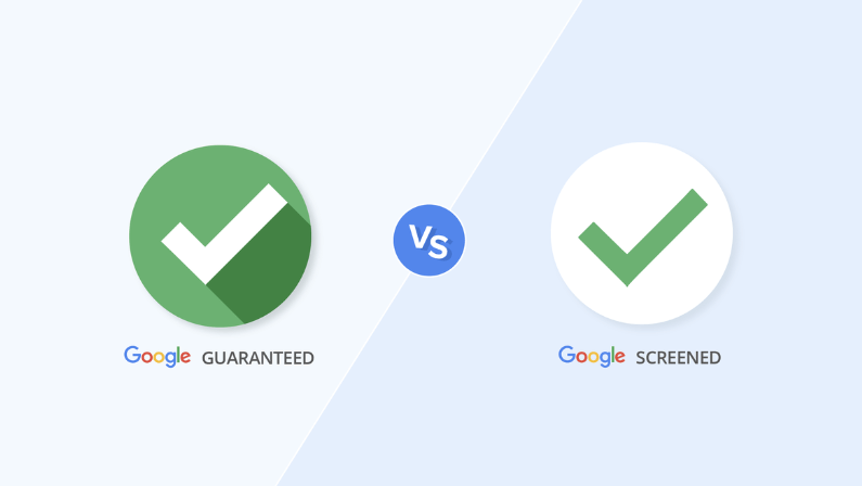 Google Guaranteed vs google Screened
