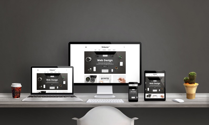 Web design studio with responsive web site promotion