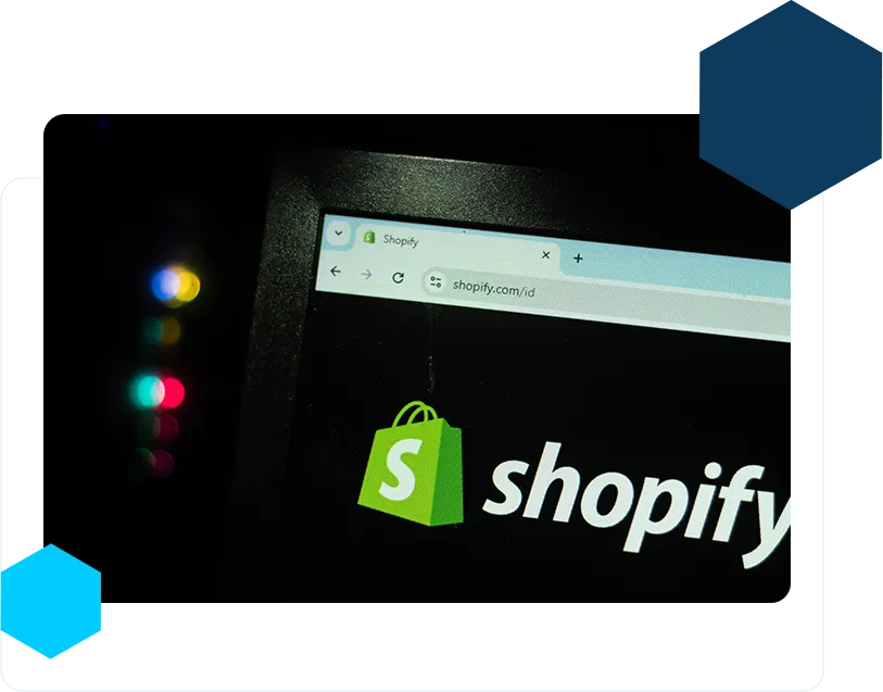 Shopify website screen monitor