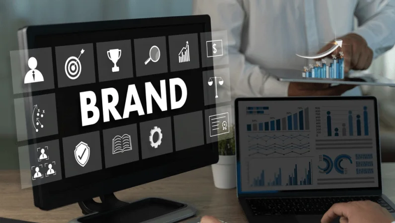 Brand concept business brand design project identity a company brand management tracking performance