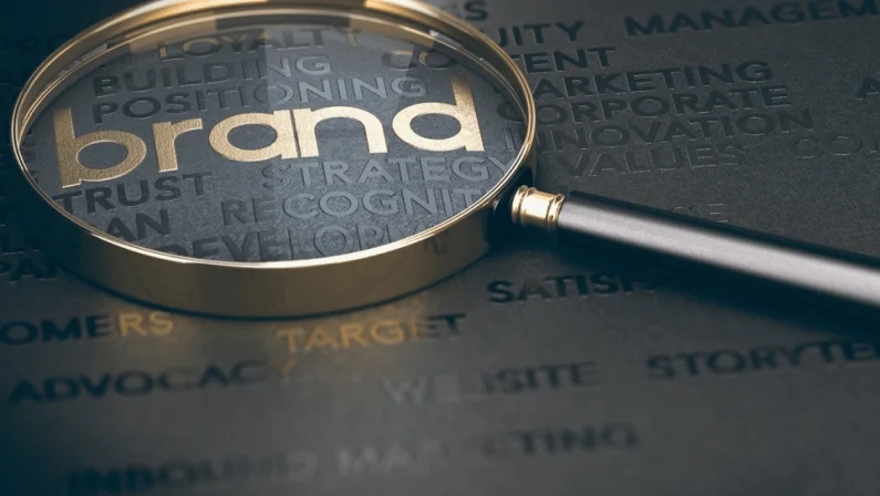 Brand marketing and management, branding or rebranding concept.