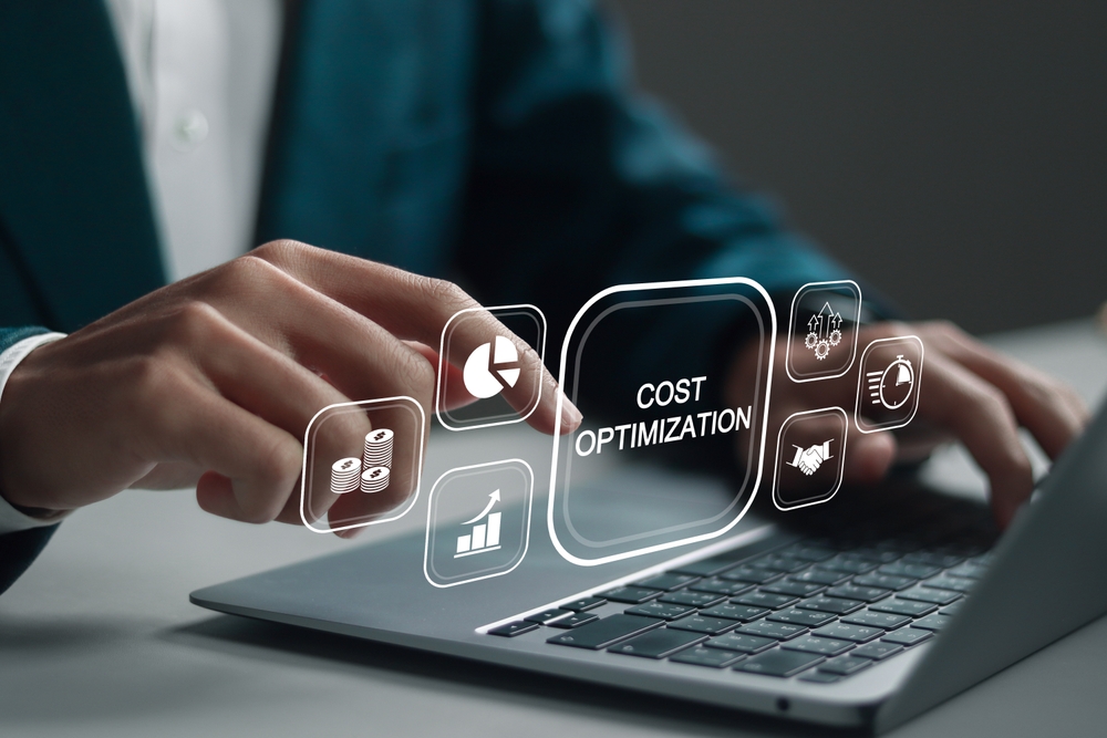 Cost optimization business concept, Cost management, Strategy and economic cost savings