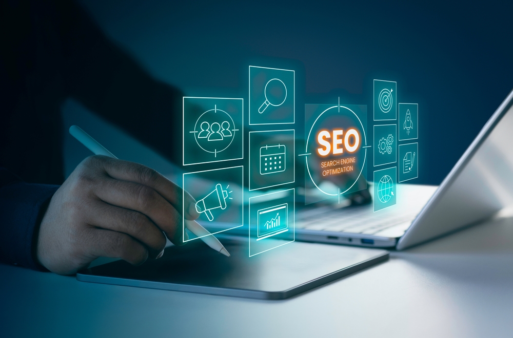 SEO optimization, marketing website analytics, ranking content, digital marketing, search engine