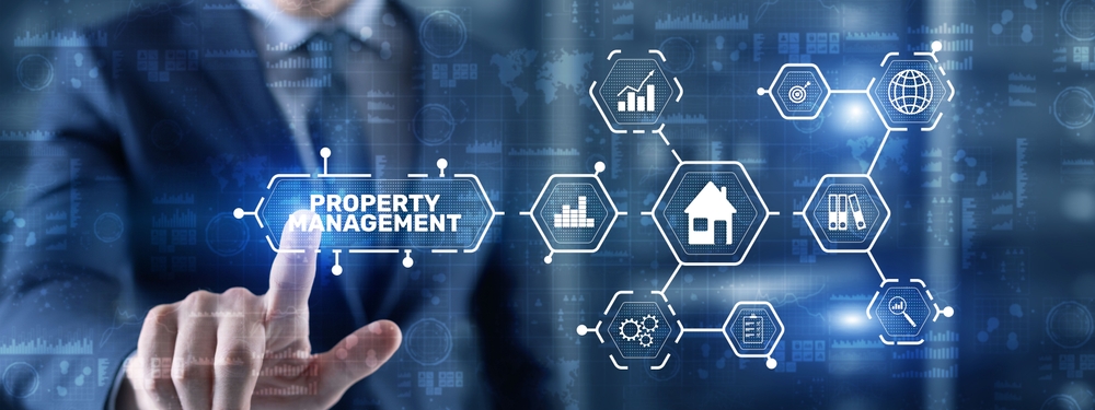 Property management. Operation control maintenance and oversight of real estate and physical property
