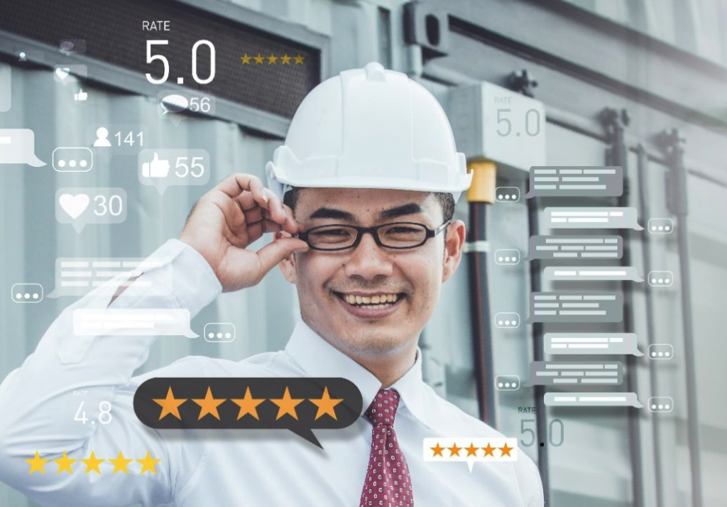 build trust online for construction projects