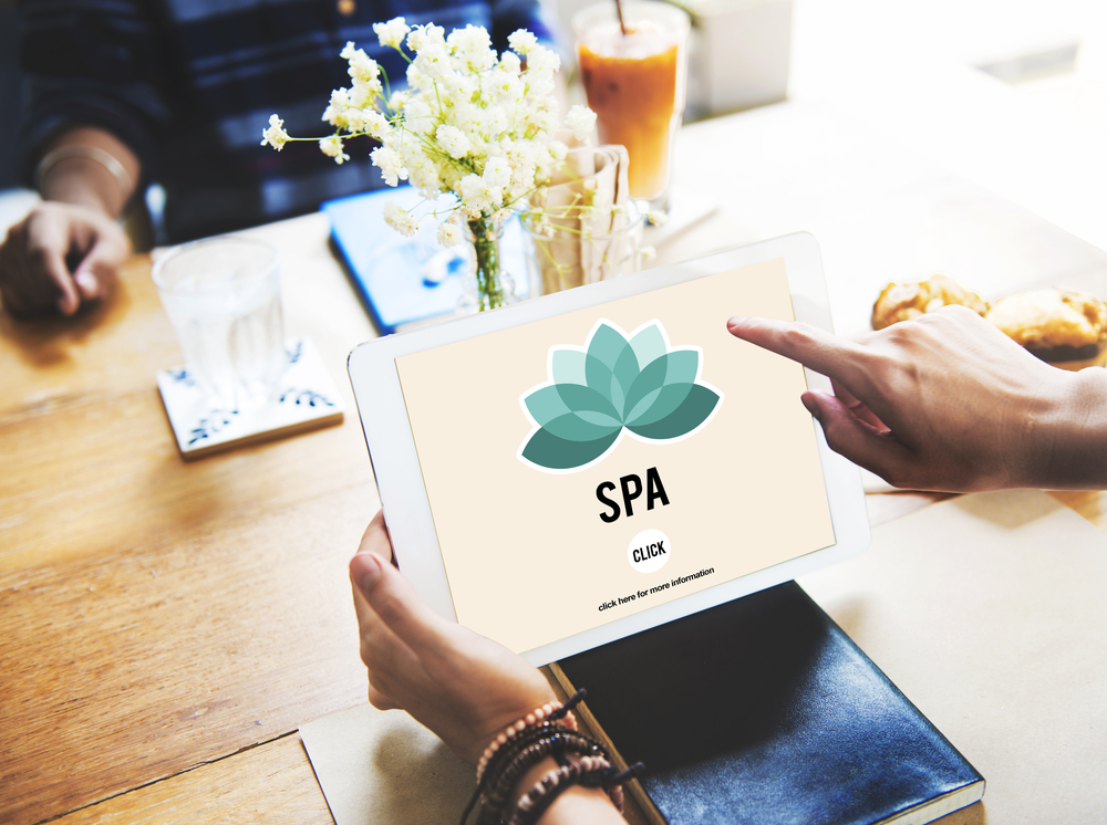 Med Spa Website Relaxation Lifestyle Activity Concept