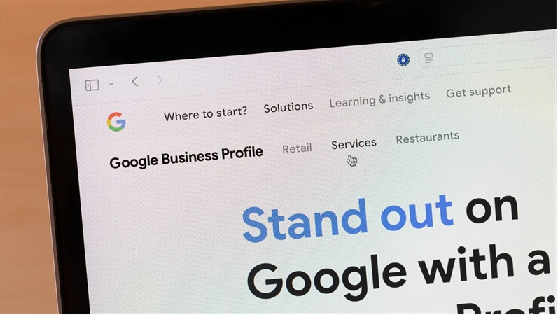 Ostersund, Sweden - May 21, 2025. Google Business Profile website. Google Business Profile is an internet service for local businesses operated by Google.