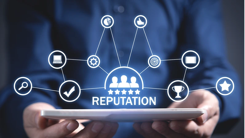 Concept of Reputation. Customer relationship. Business