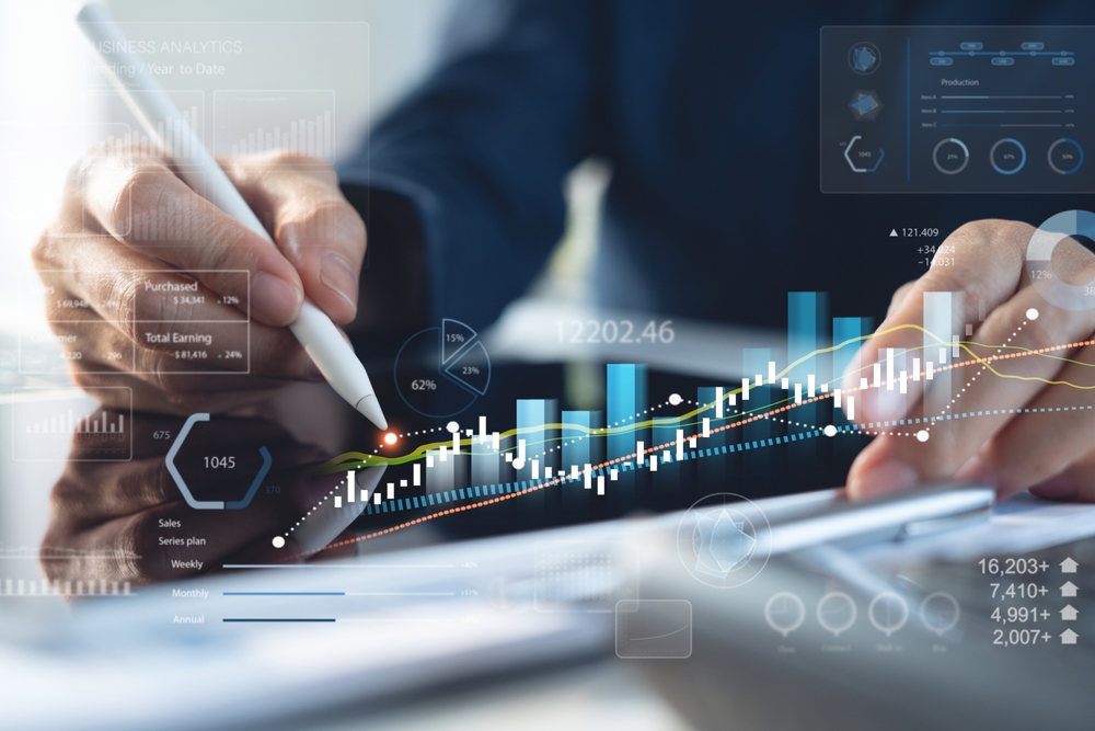 Business strategy and planning. digital market research, financial report